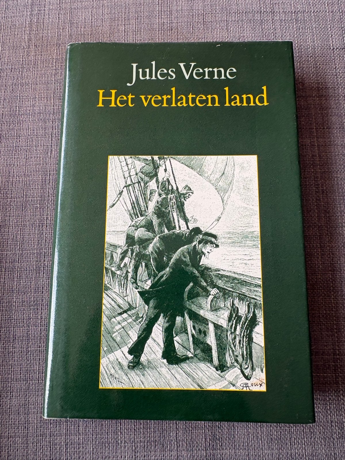 Jules Verne - Het verlaten land, Ophalen of Verzenden, Gelezen