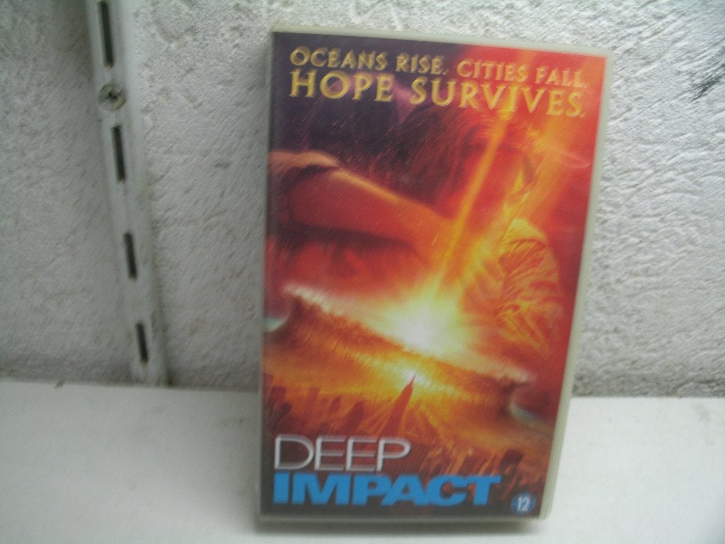 vhs 135b deep impact, Cd's en Dvd's, Vanaf 16 jaar, Ophalen of Verzenden, Gebruikt, Actie en Avontuur