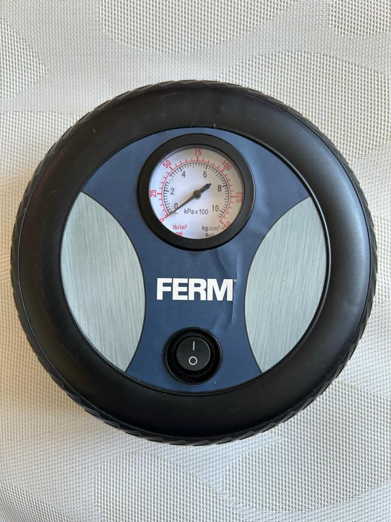 Ferm CRM1050 Mini Compressor 12V - Bandenpomp, Auto diversen, Auto-accessoires, Gebruikt, Ophalen of Verzenden