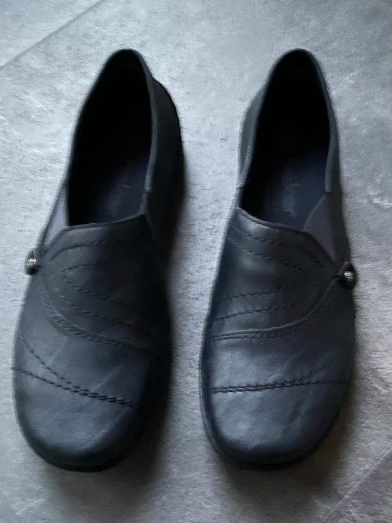 Nieuwe Rieker instapper maat 39, Kleding | Dames, Schoenen, Instappers, Nieuw, Verzenden, Blauw