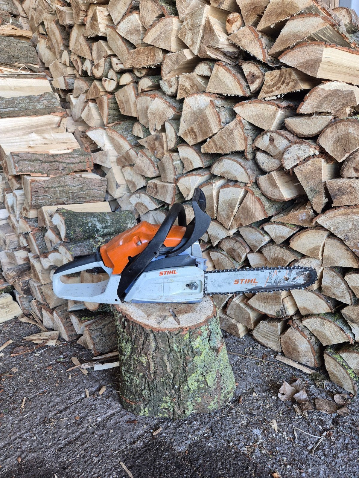 stihl ms162 kettingzaag, Ophalen, Gebruikt