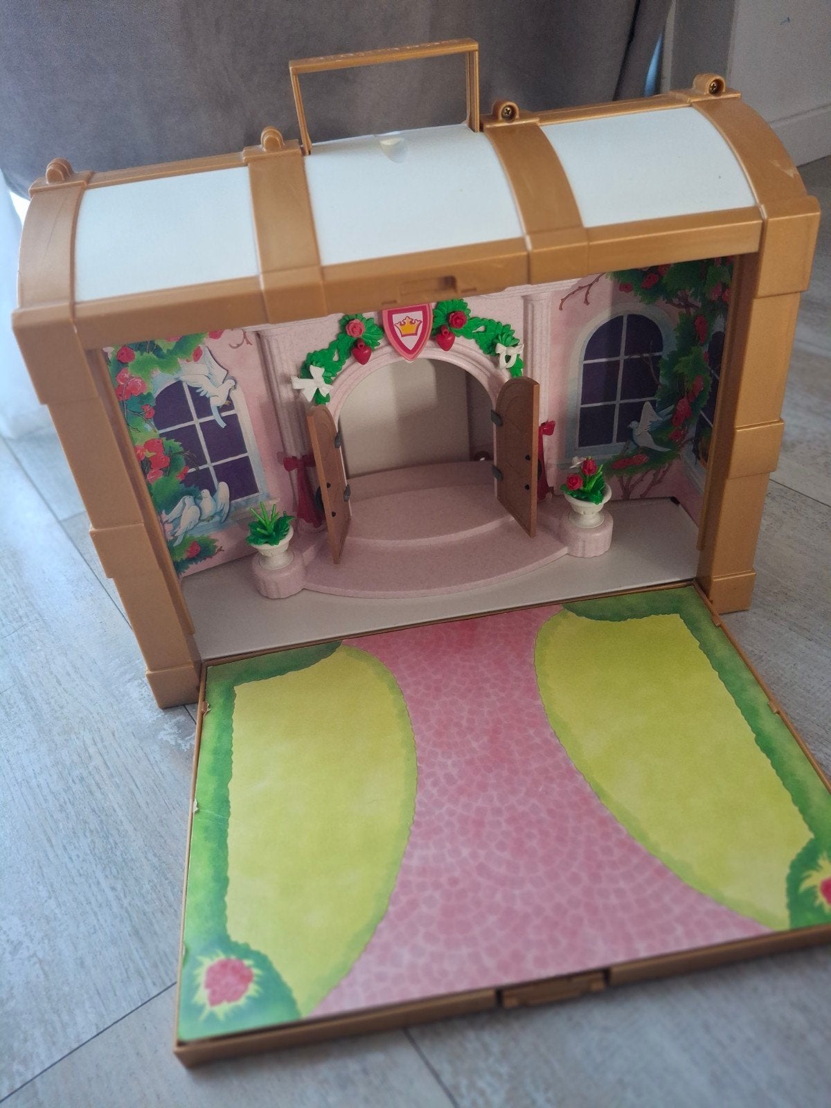 Playmobil prinsessen kasteel, Ophalen