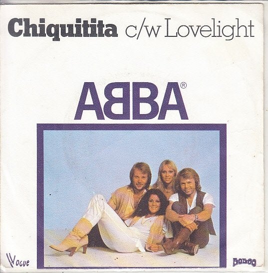ABBA - chiquitita  (1978/france), Cd's en Dvd's, Gebruikt, 7 inch, Ophalen of Verzenden, Pop