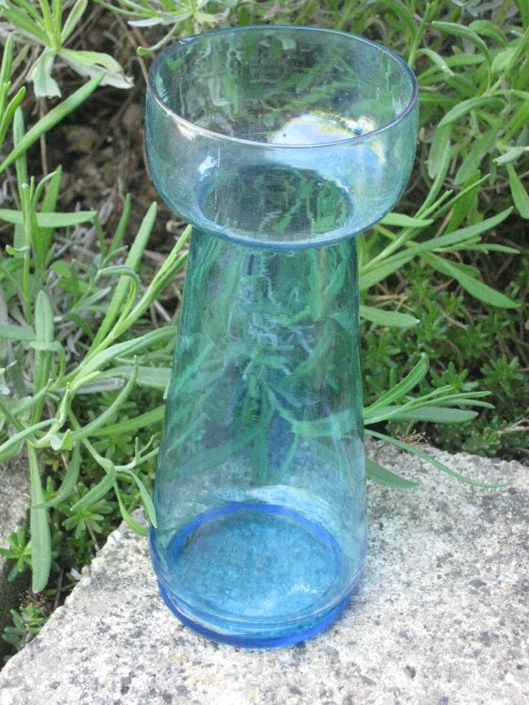Hyacint Glas Blauw Apart Model, Antiek en Kunst, Ophalen