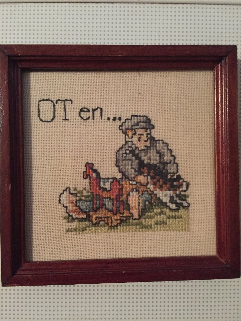Ot en Sien schilderijtjes, Minder dan 50 cm, Gebruikt, Ophalen of Verzenden, Schilderij