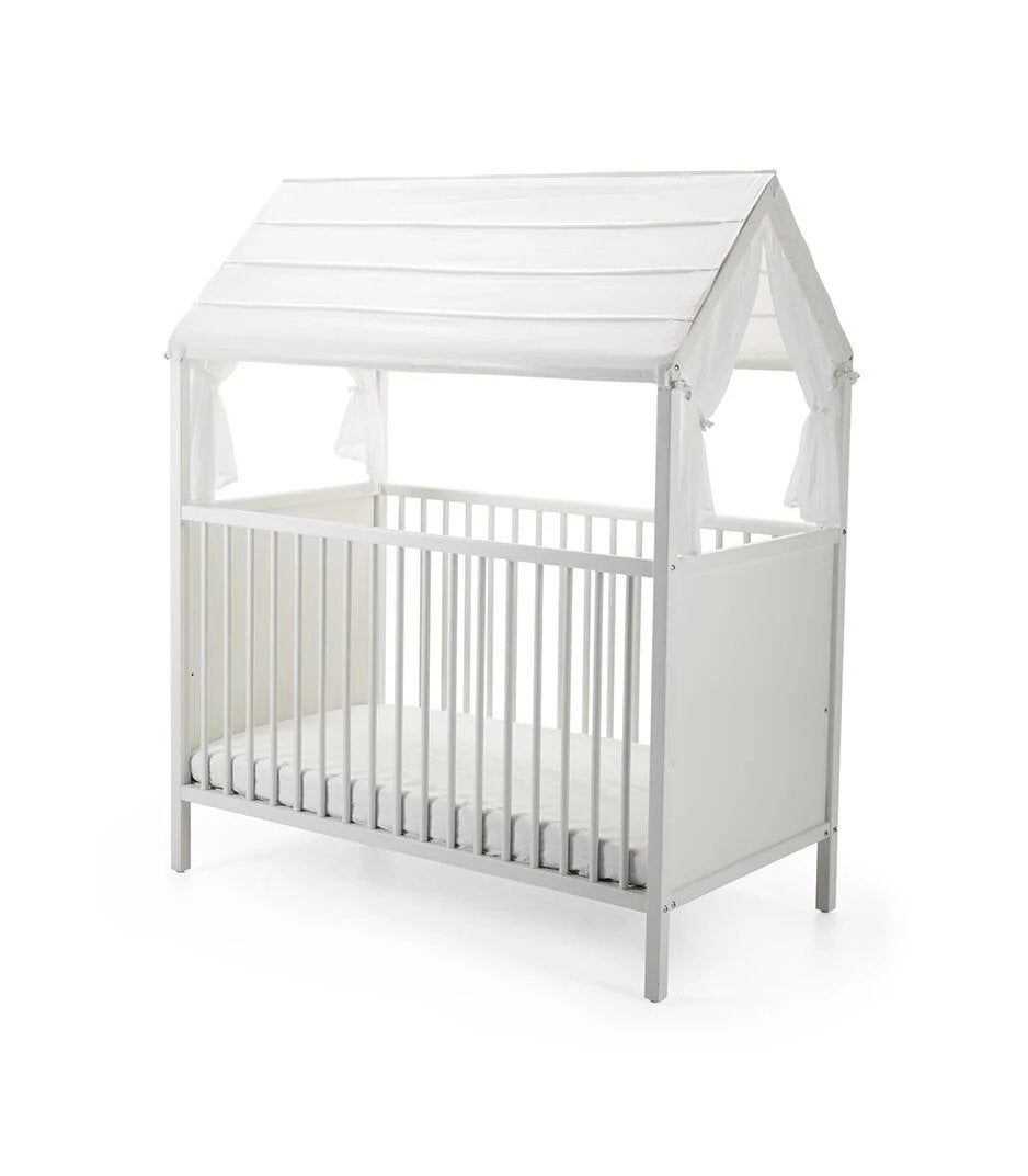 Stokke Home Bed incl matras en Aerosleep topper/hoeslakens, Kinderen en Baby's, Ophalen of Verzenden, Zo goed als nieuw, Ledikant