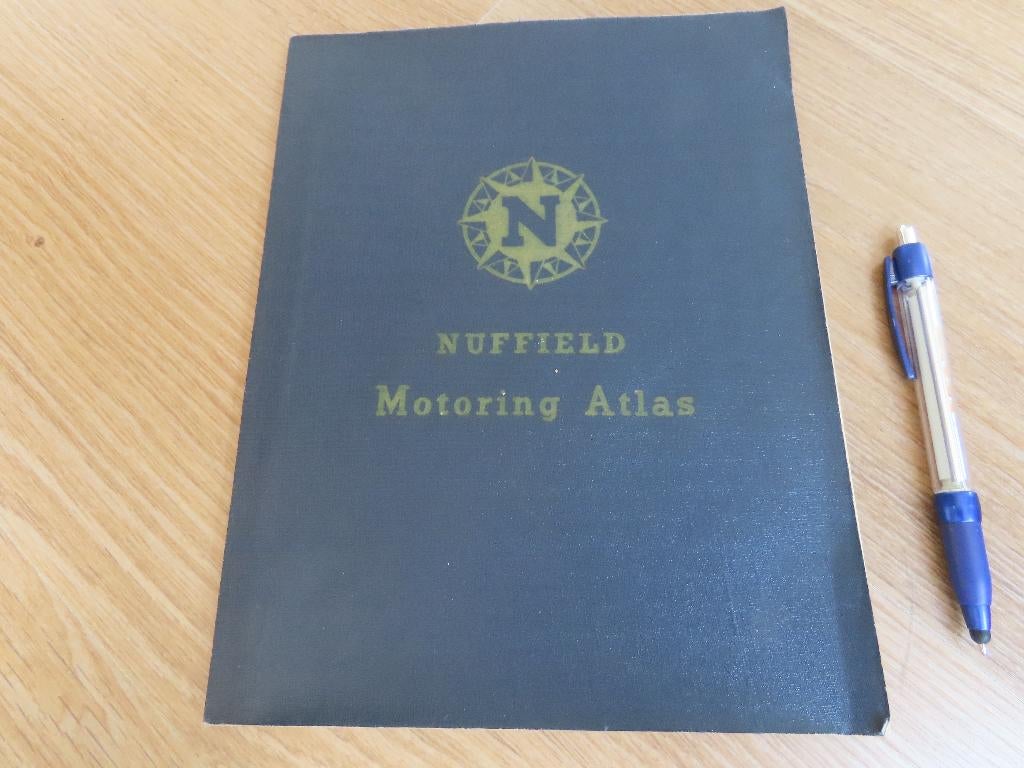 jaren 50 Nuffield Motoring Atlas, 1951? UK Engeland, Boeken, Atlassen en Landkaarten, Gelezen, Overige atlassen, Verenigd Koninkrijk