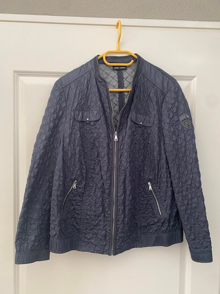 Gerry Weber sportief dun jasje - Grijsblauw 46, Overige kleuren, Maat 46/48 (XL) of groter, Ophalen of Verzenden, Zo goed als nieuw
