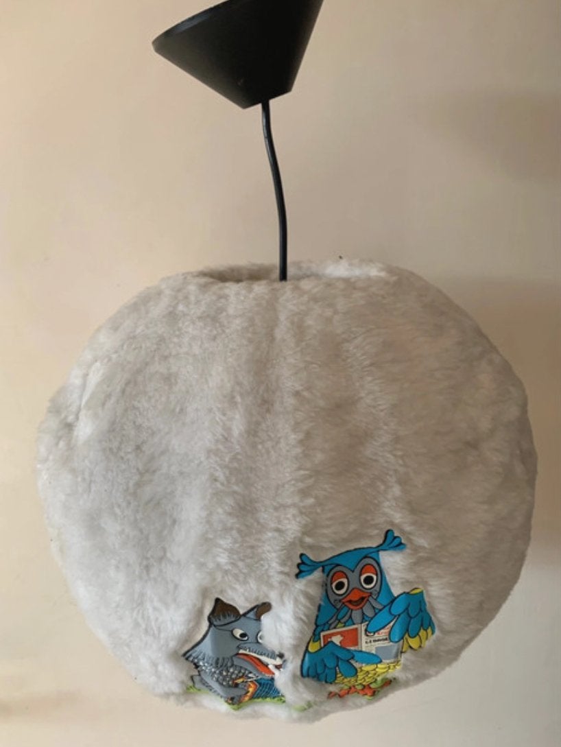De Fabeltjeskrant Vintage Plafondlamp - Pluche met Dieren, Ophalen of Verzenden
