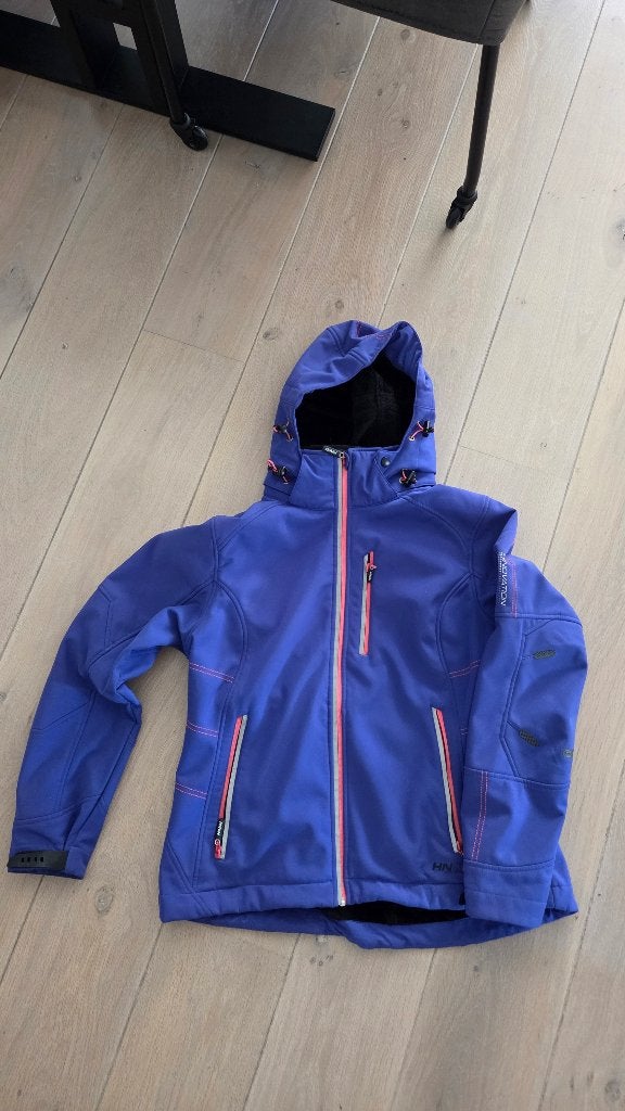 Softshell jas, Ophalen, Paars, Maat 56/58 (XL), Zo goed als nieuw