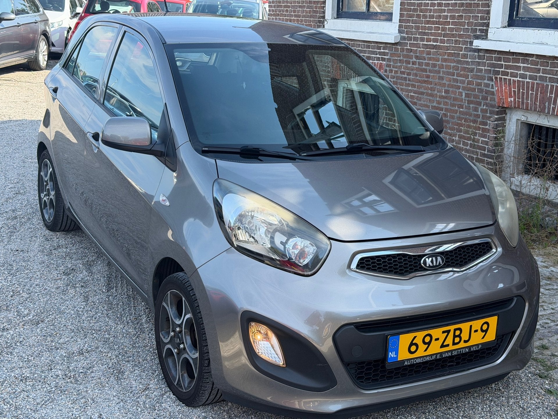 Kia Picanto 1.0 CVVT Comfort Pack Carplay Airco LMV Nette Au, Voorwielaandrijving, Euro 5, Gebruikt, 400 kg
