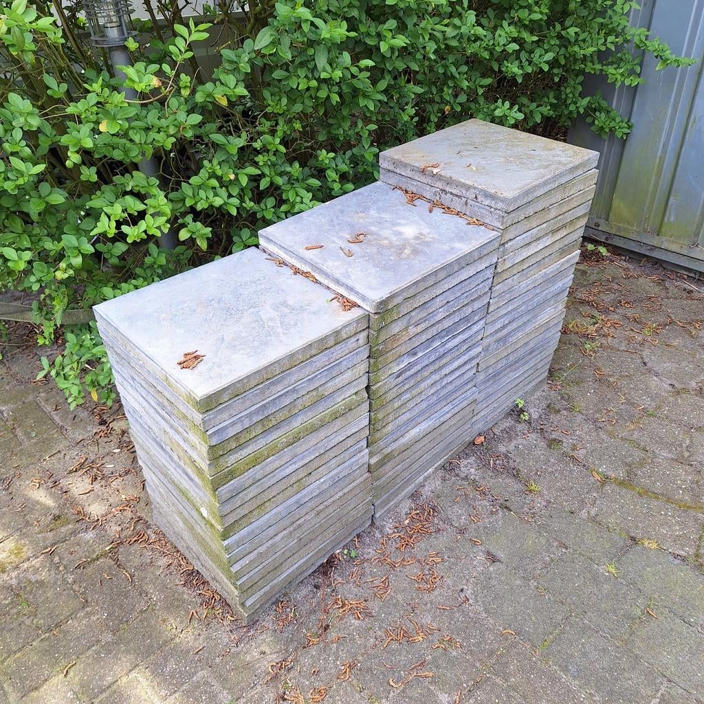Gratis tegels, Ophalen, Gebruikt, Beton, Terrastegels