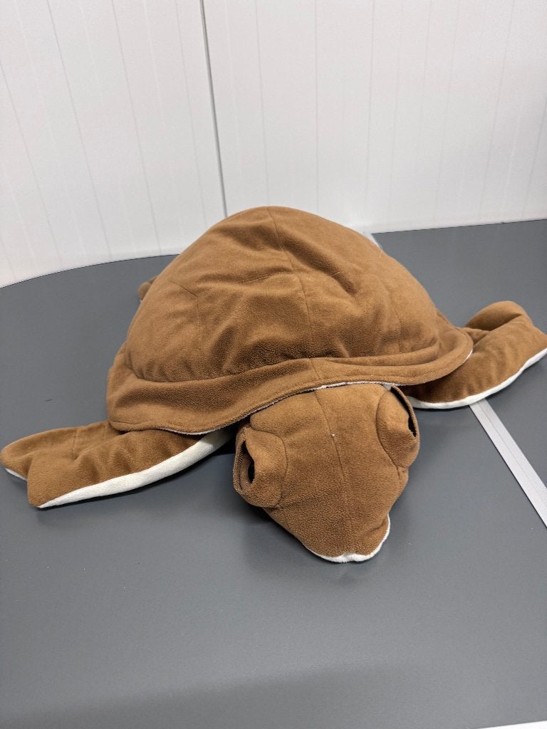 Grote knuffel schildpad - Bruin, zacht en knuffelbaar, Overige typen, Ophalen of Verzenden, Zo goed als nieuw, Middelgroot (20 tot 80 cm)