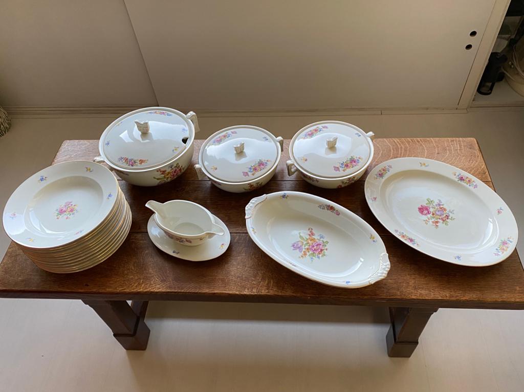 Antiek 1920-1939 servies Royal Epiag 12-delig, Ophalen