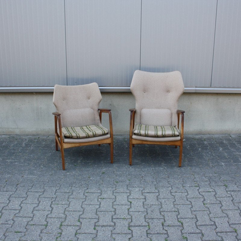 Oude Originele Fauteuil Karen & Edith van Bovenkamp, Ophalen, Hout, Bovenkamp, Gebruikt
