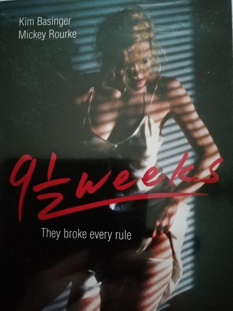 9 1/2 weeks  ( kim basinger en mickey rourke ), Alle leeftijden, Ophalen of Verzenden, Zo goed als nieuw