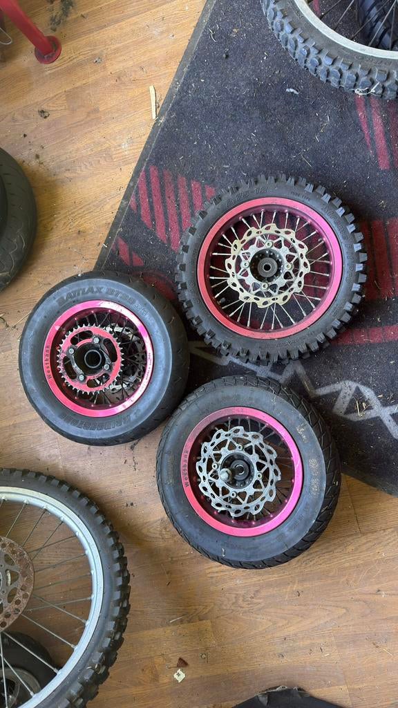 Pitbike velgen, 10 en 12 inch., Verzenden