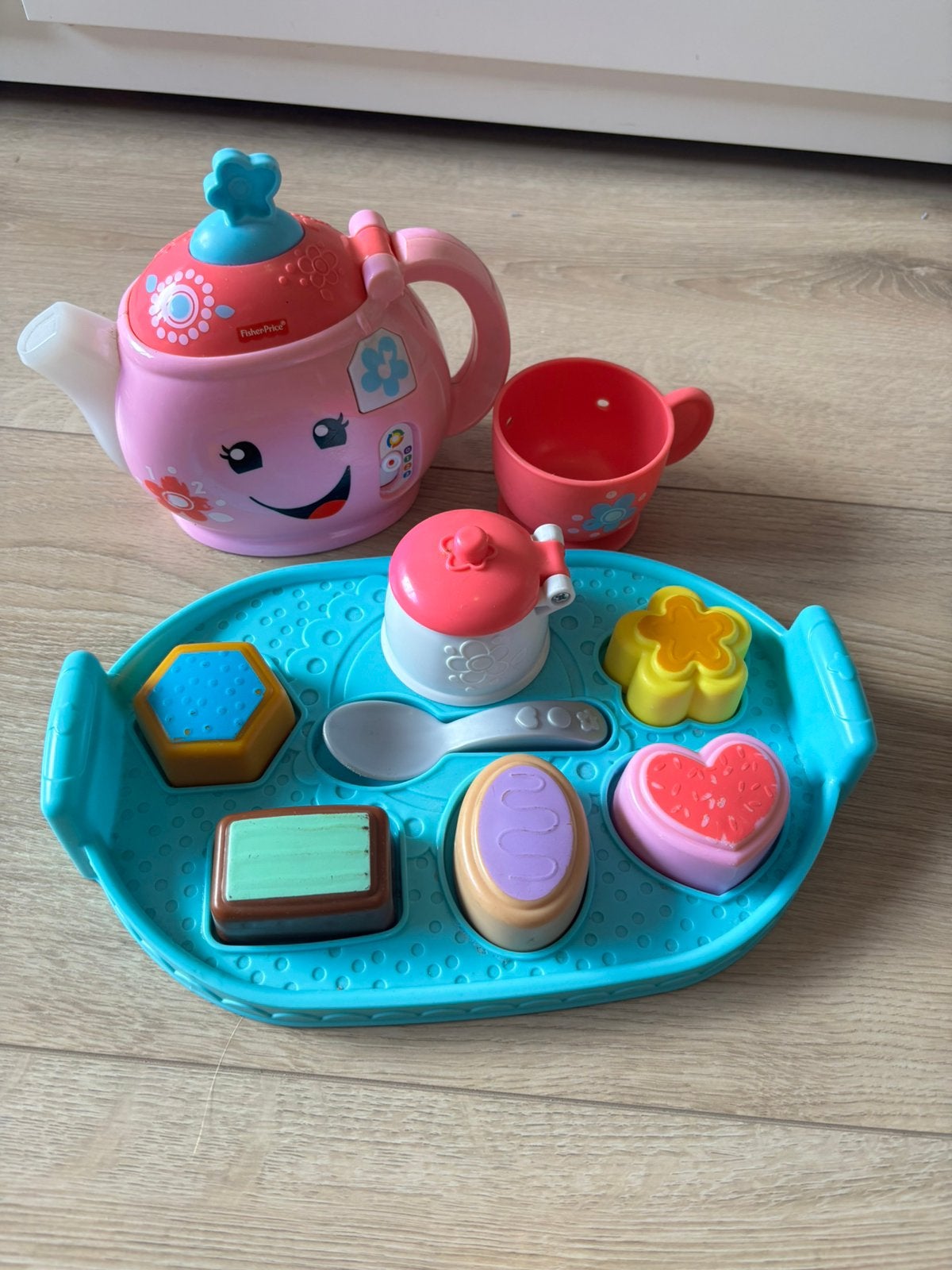 Fisher-Price theeservies, Kinderen en Baby's, Speelgoed | Fisher-Price, Ophalen, Zo goed als nieuw, Speelset