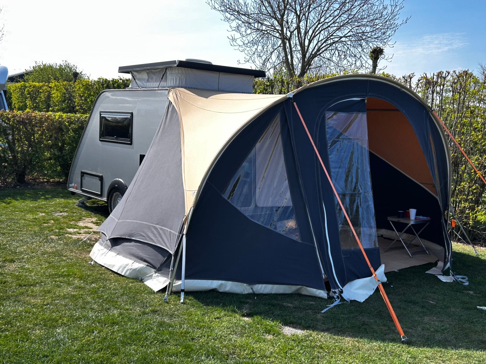 Kip Shelter (2015 model) luifel/voortent Smitveld, Caravans en Kamperen, Tenten, Ophalen, Zo goed als nieuw