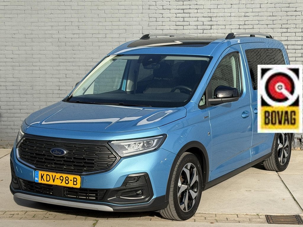 Ford Tourneo Connect 1.5 EB | 7-PERSOONS | PANO | BOVAG!, Auto's, Lichtmetalen velgen, Stof, Euro 6, 4 cilinders