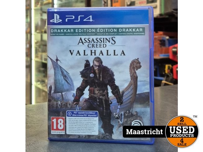 PS4 Games | Assassin's Creed Valhalla, Ubisoft, Zo goed als nieuw, Support@ubisoft.com, 28 Rue Armand Carrel
93100 Montreuil
France