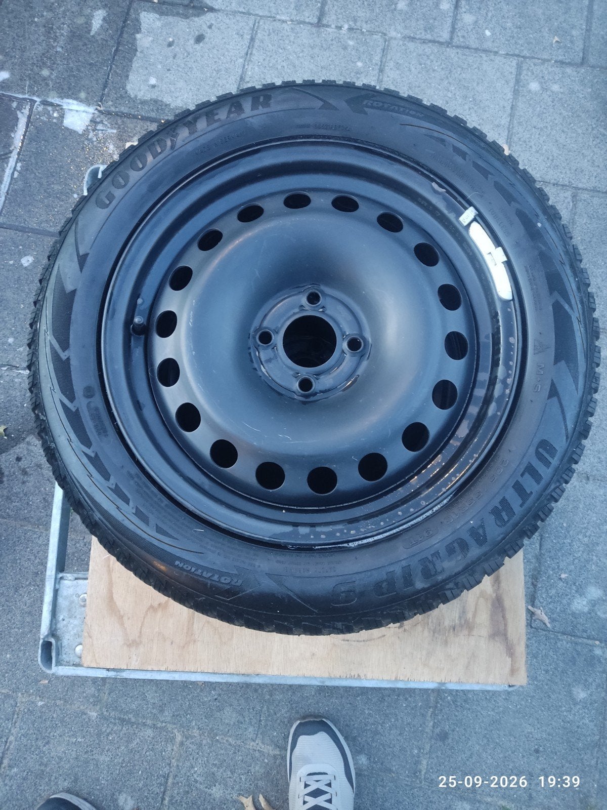 thuiskomer reserwiel velg 4x 100 16 inch, Ophalen