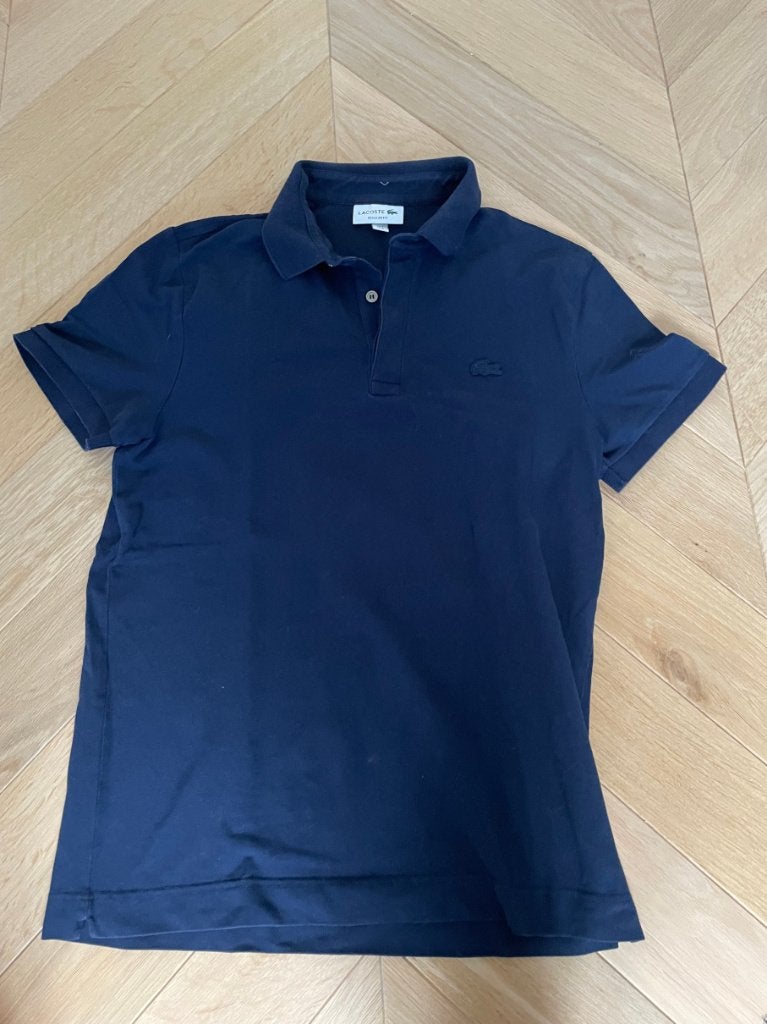 Lacoste polo S, Kleding | Heren, Blauw, Lacoste, Ophalen of Verzenden, Gedragen
