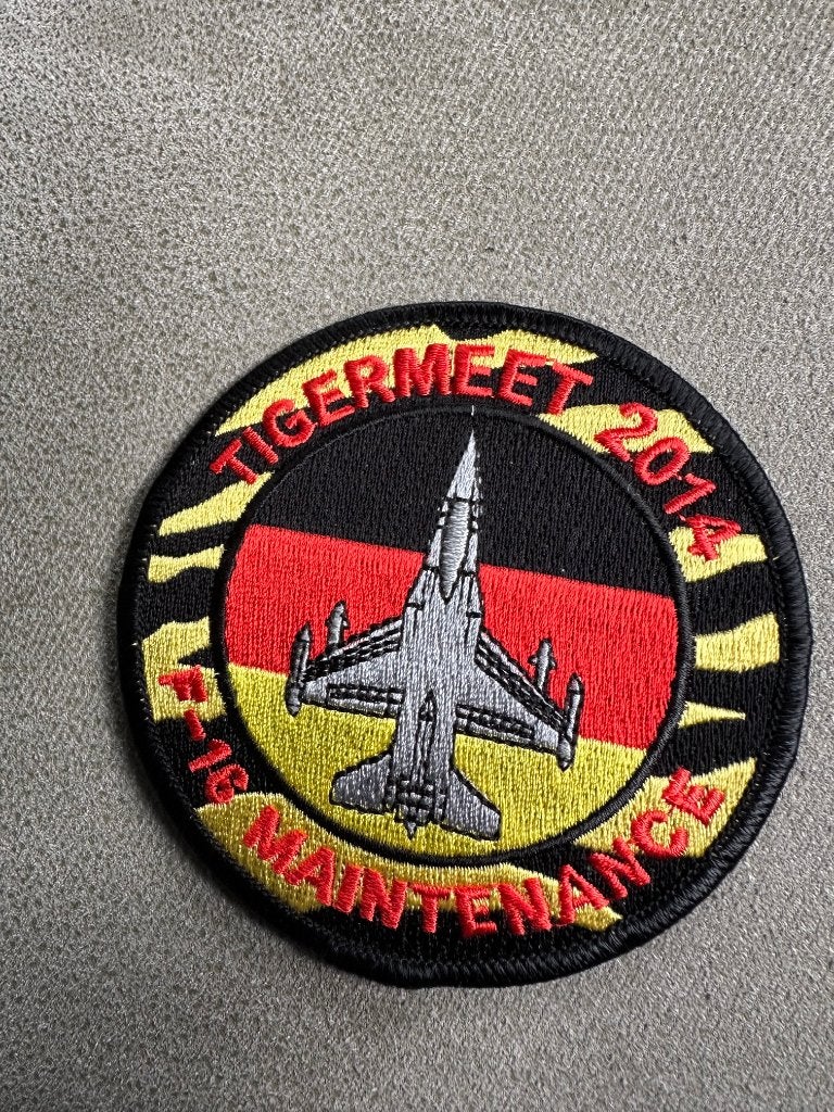 Tigermeet 2014 F-16 patch, Ophalen of Verzenden, Gebruikt, Kaart, Foto of Prent