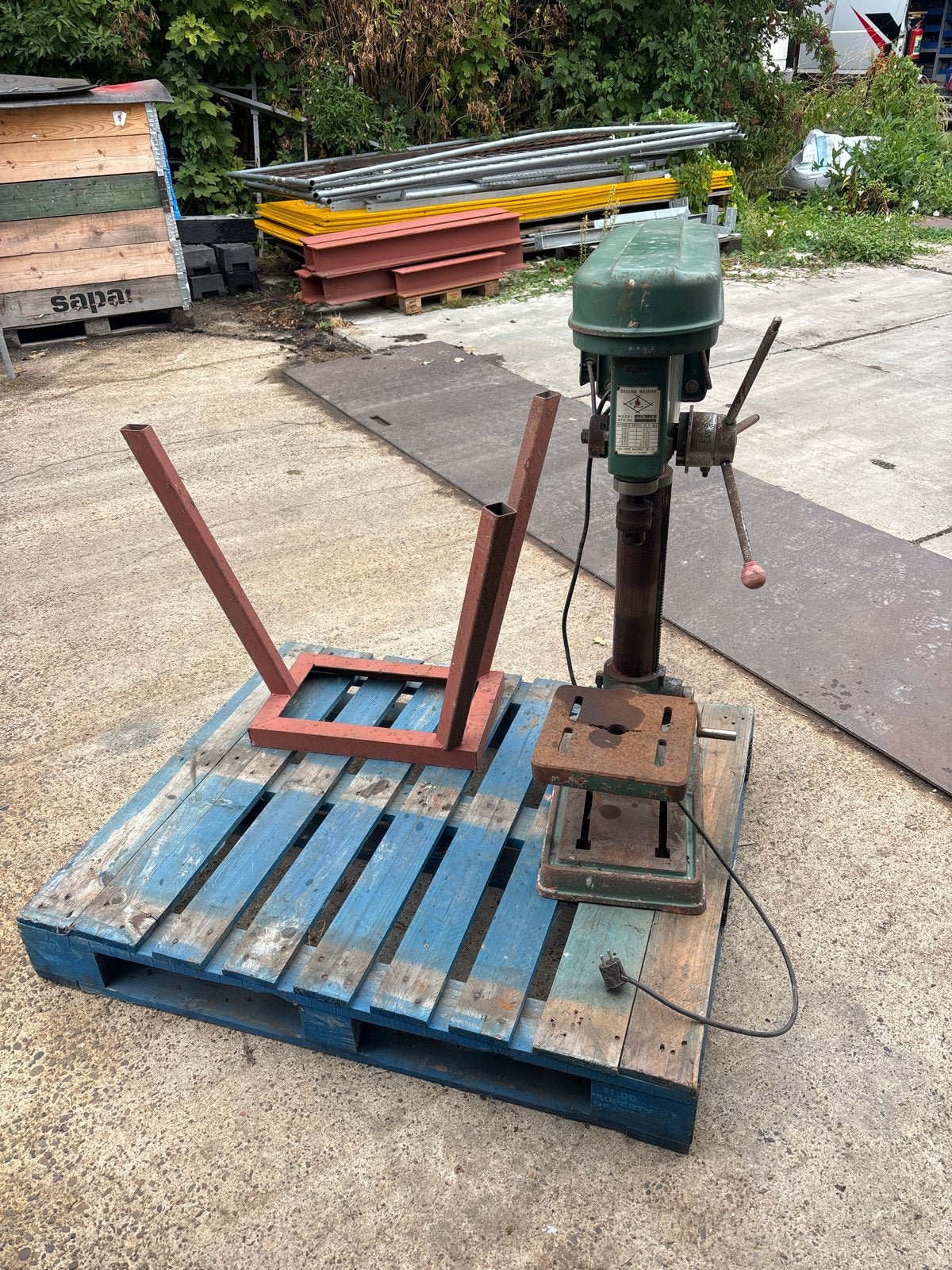Kolomboormachine - First LCN-14 - Made in Taiwan, Doe-het-zelf en Verbouw, Gereedschap | Boormachines, Ophalen, Gebruikt, 600 watt of meer