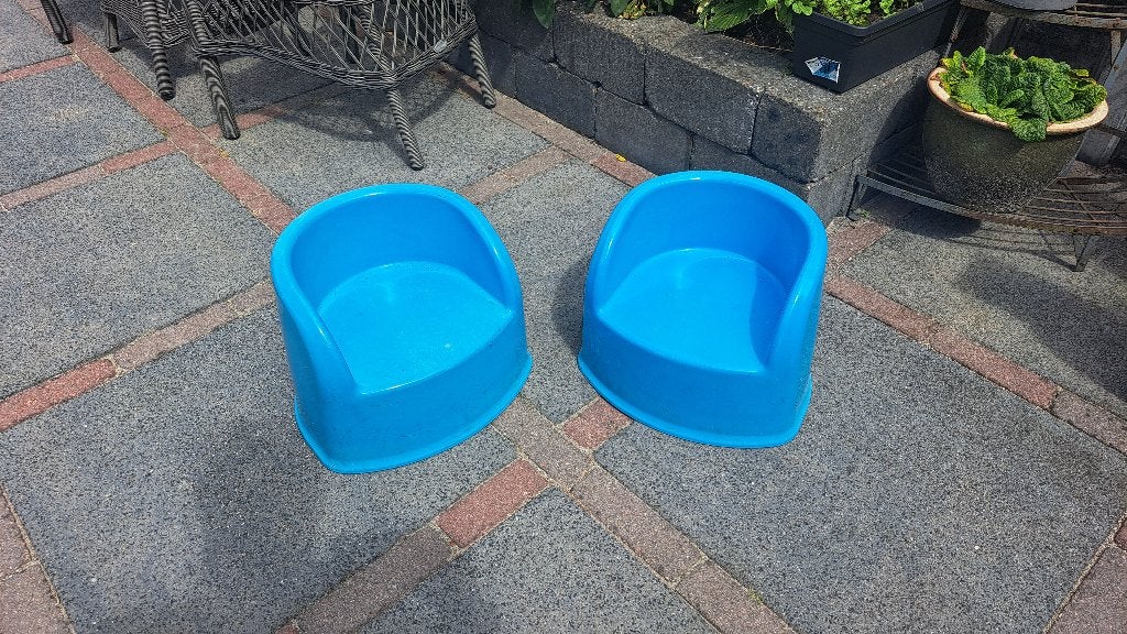 2 kinderstoeltjes voor buiten, Ophalen, Gebruikt, Stoel(en)