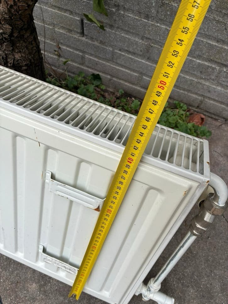 Radiator 270 x 40 cm Dubbele plaat compleet, Ophalen, 30 tot 80 cm, Hoog rendement (Hr), Radiator
