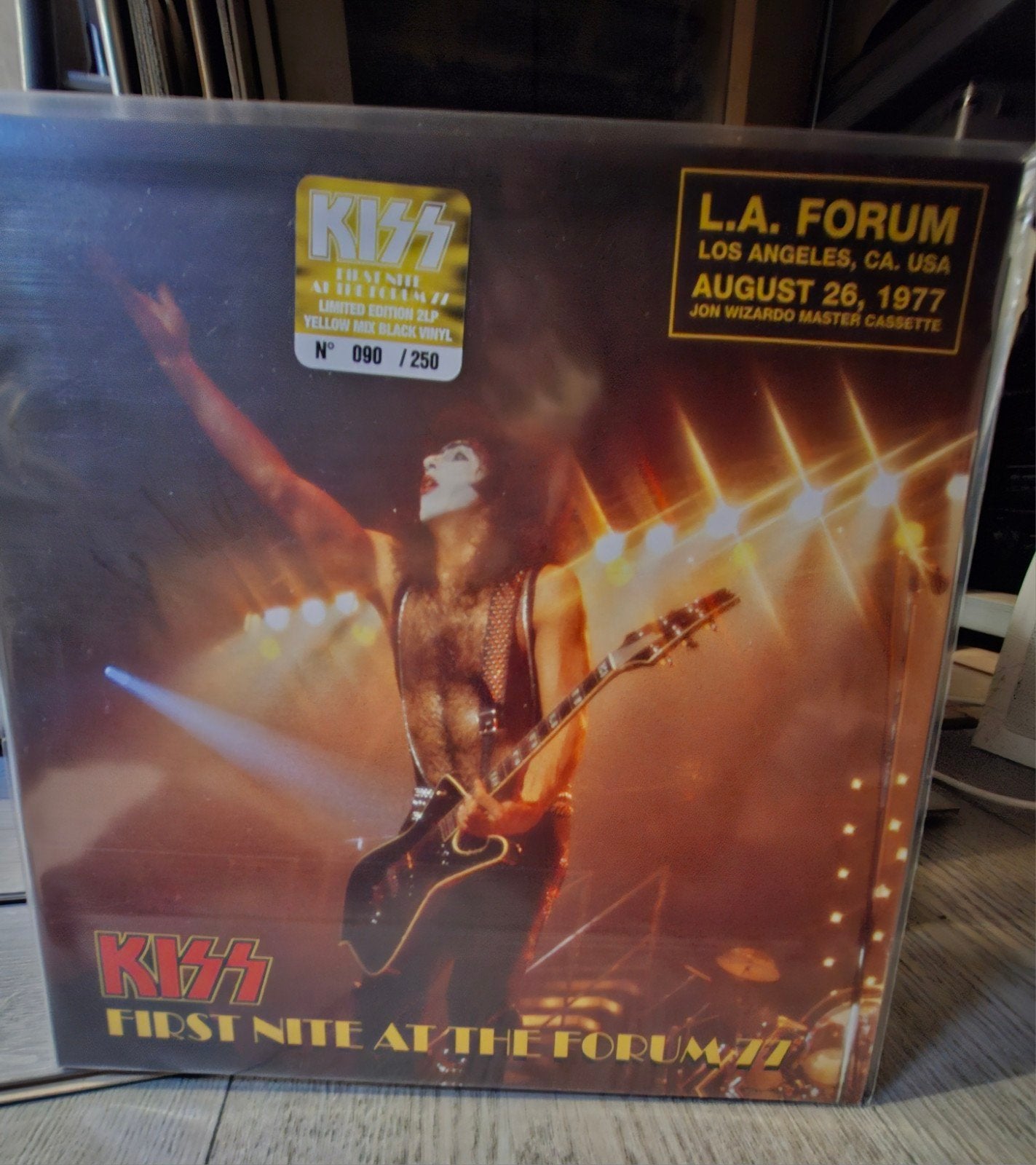 KISS - First Nite at the Forum '77 (Limited Edition 2LP), Limited edition, Ophalen of Verzenden, 12 inch, Nieuw in verpakking