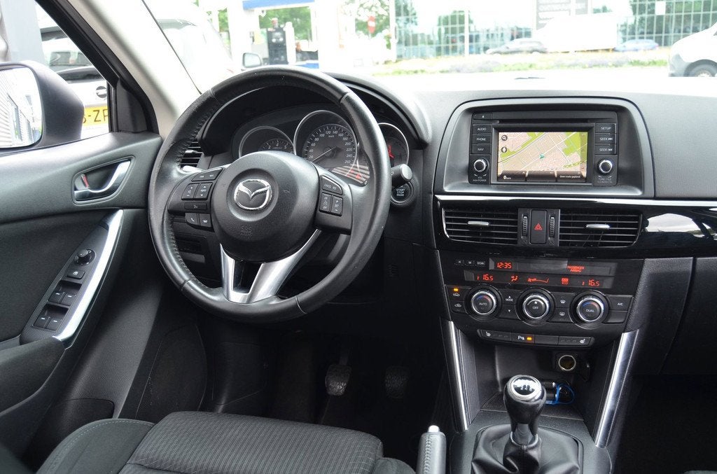 Mazda CX-5 2.0 TS+ Lease Pack 2WD|XENON|NAVI|STOELVERW.|SENS, Auto's, Voorwielaandrijving, 4 cilinders, Wit, Origineel Nederlands