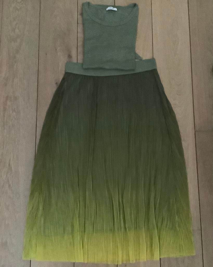 Rok en shirt Anna van Toor, Kleding | Dames, Rokken, Maat 38/40 (M), Geel, Ophalen of Verzenden, Zo goed als nieuw