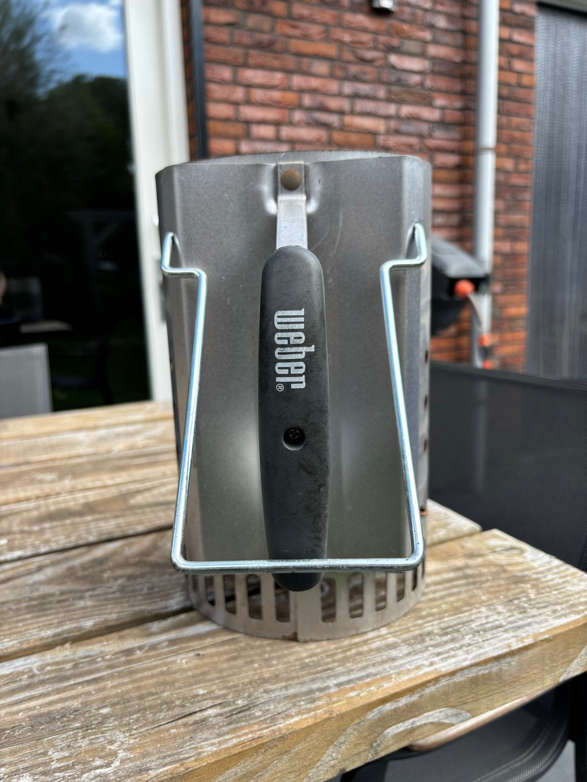 Originele Weber starter large, Ophalen, Gebruikt