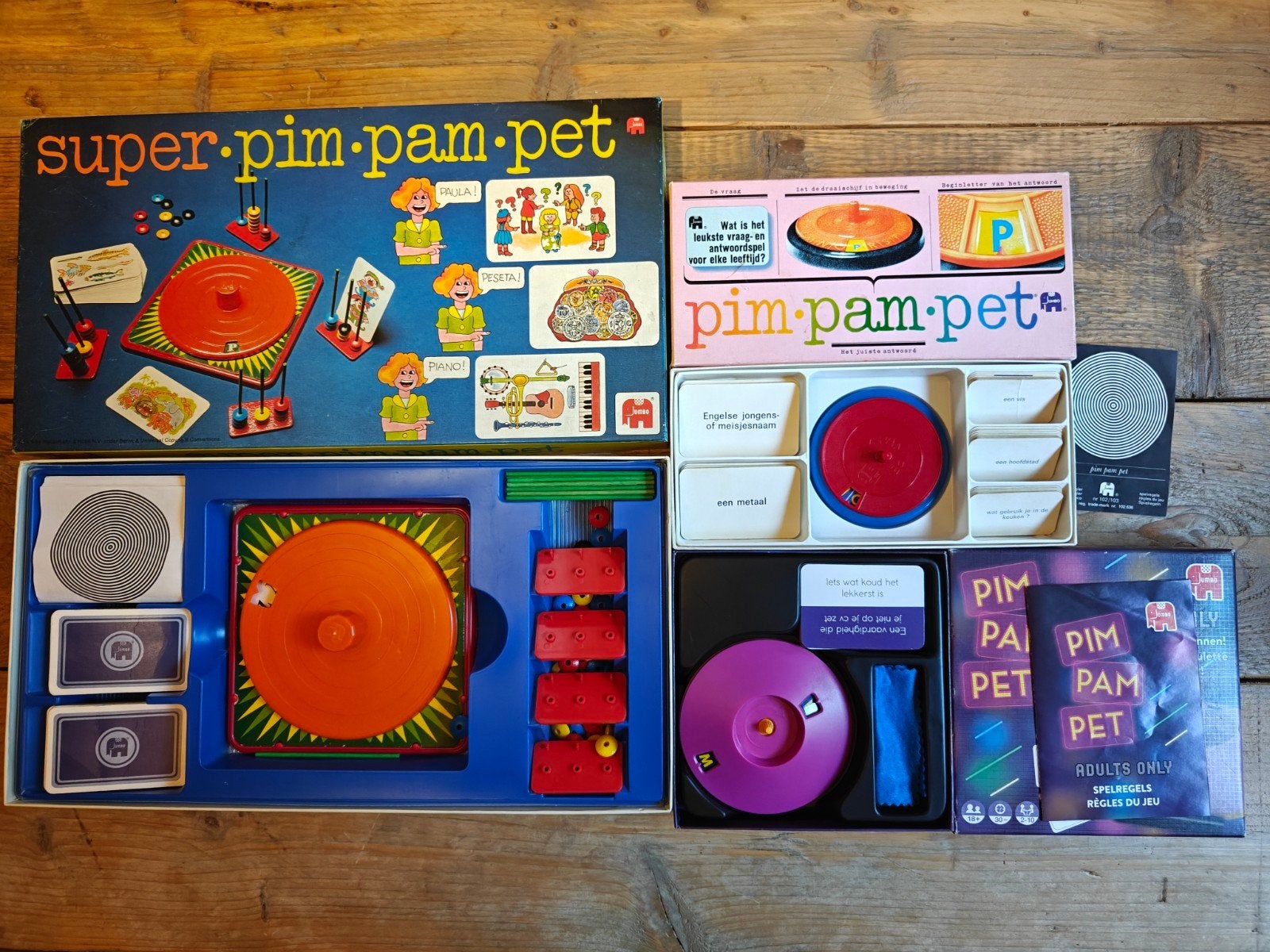 7 Pim pam Pet., Ophalen of Verzenden, Jumbo., Jumbo., Jumbo.