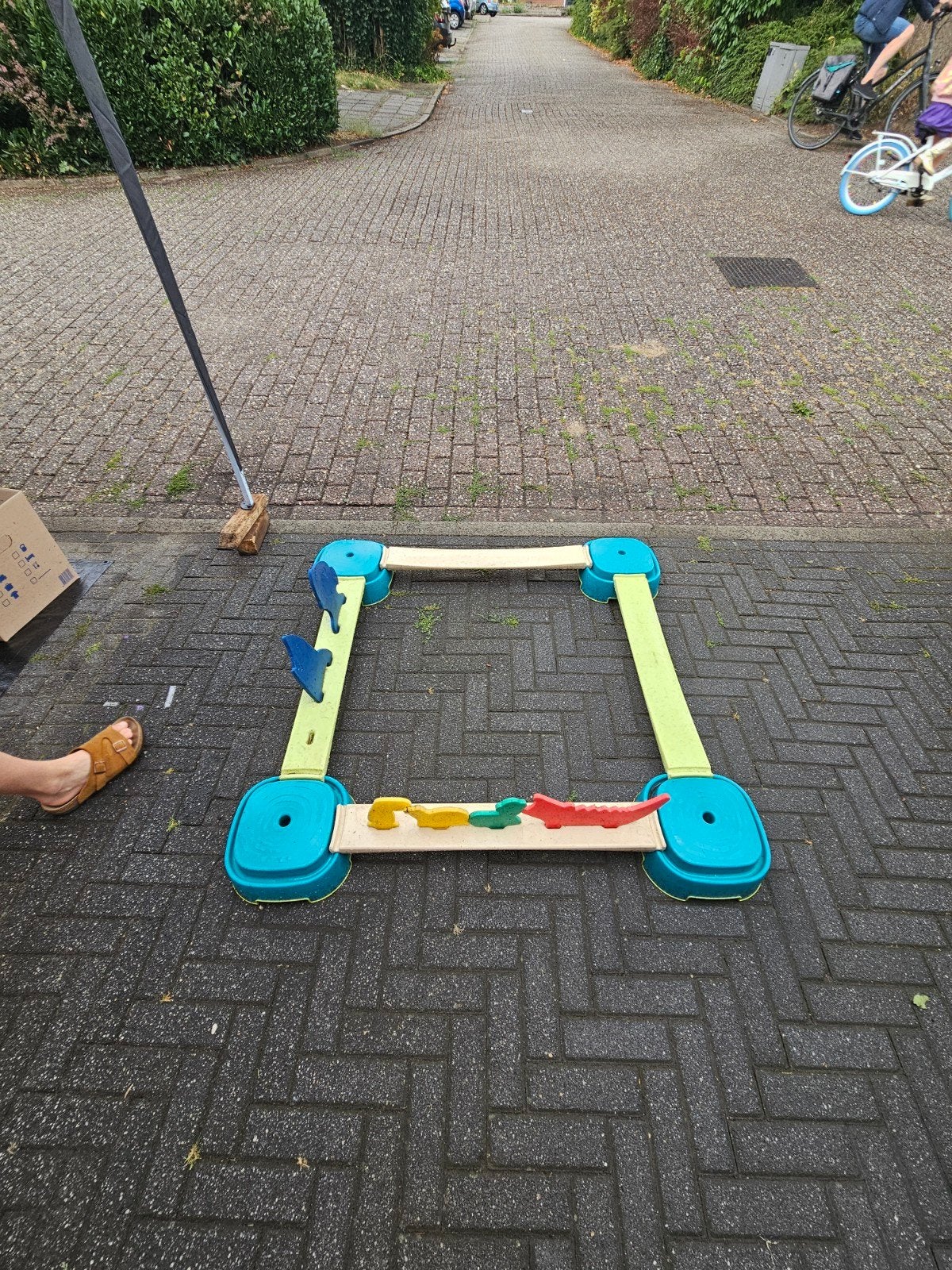 Houten speelbrug voor kinderen, Ophalen, Gebruikt, Loopbrug