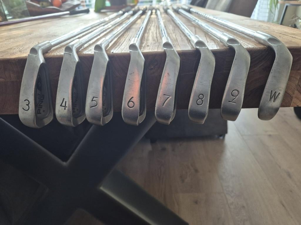 Ping i3 heren golfset staal verlengd + BenRoss driver €165,-, Ophalen of Verzenden, Gebruikt, Set, Ping