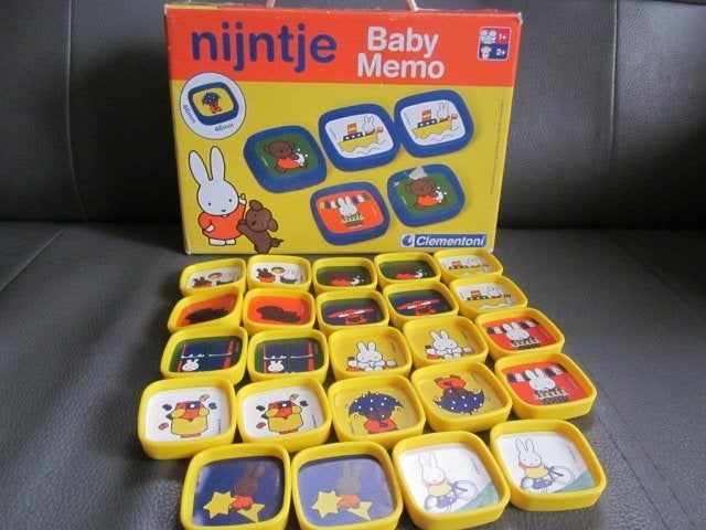 Nijntje Baby Memo spel van Clementoni, Een of twee spelers, Ophalen of Verzenden, Gebruikt, Clementoni