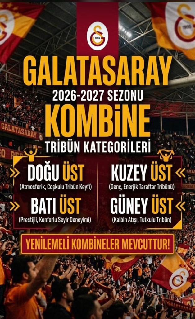 Galatasaray yenilemeli kombine, Seizoenskaart, Eén persoon