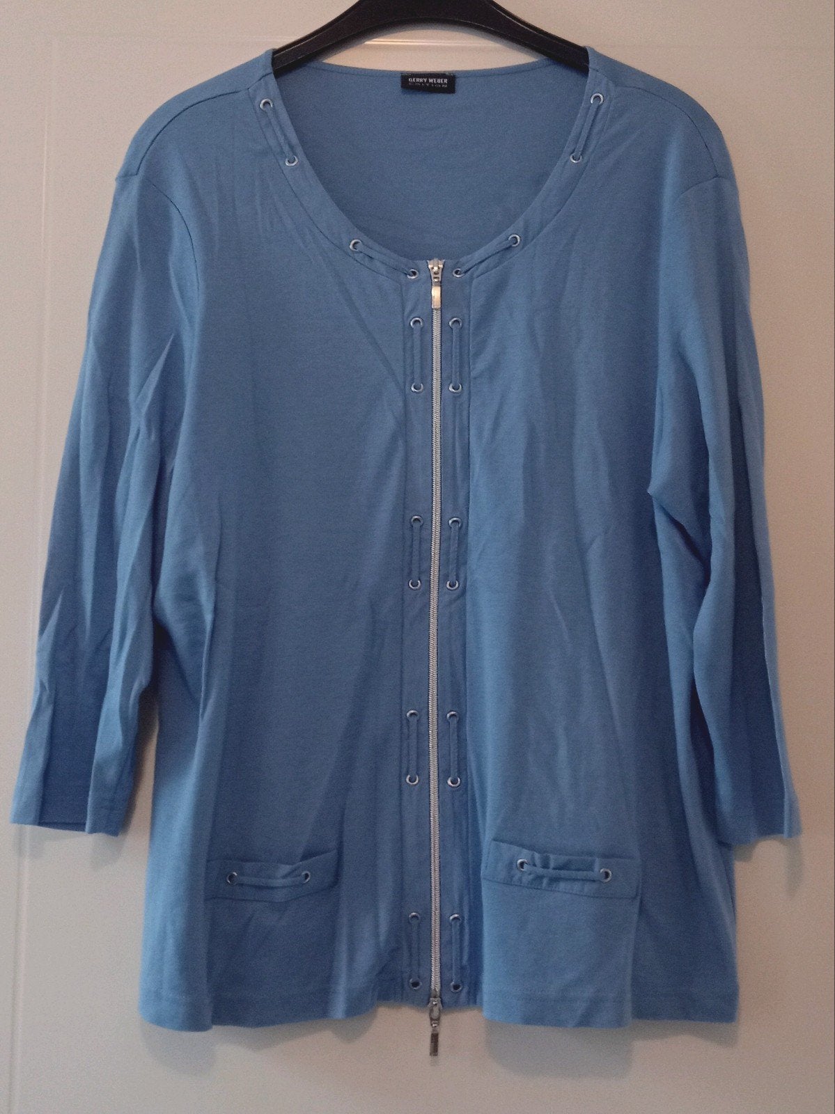 Gerry Weber - Nieuw Blauw Vestje - Maat 46, Kleding | Dames, Blauw, Maat 46/48 (XL) of groter, Nieuw, Ophalen of Verzenden