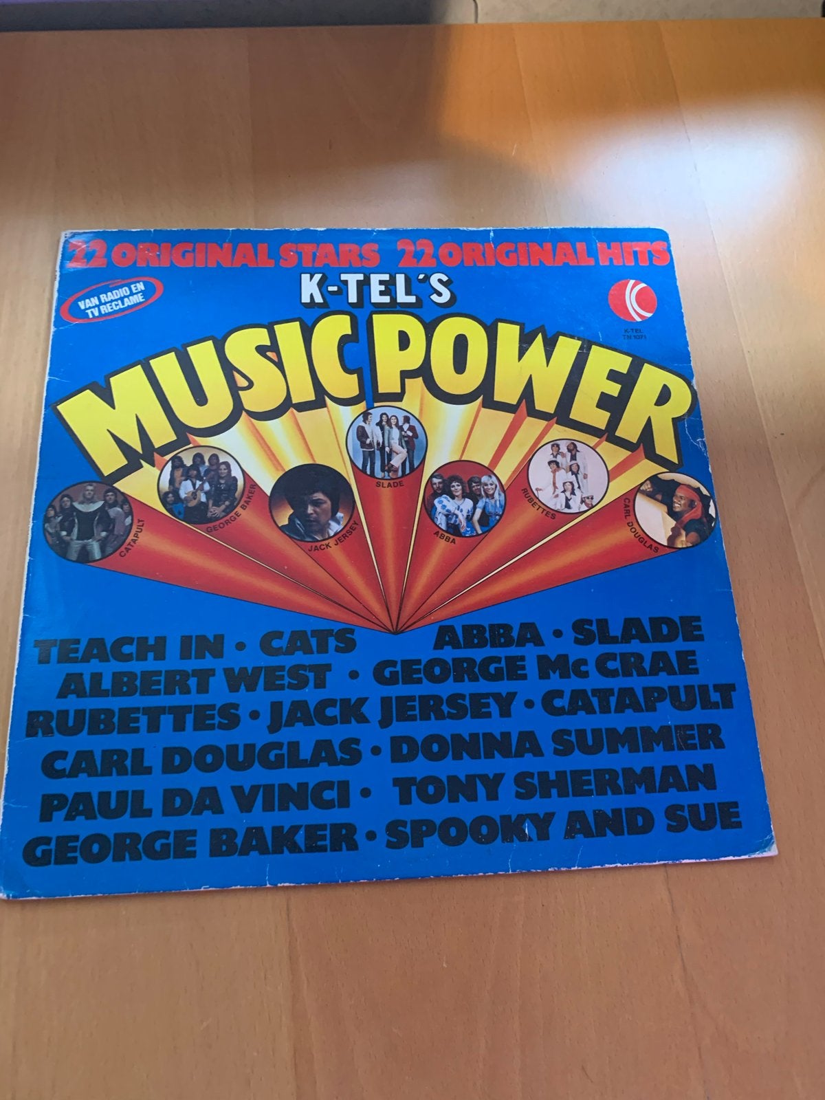 K-Tel's Music Power - 22 Original Stars, 22 Original Hits, Cd's en Dvd's, Ophalen of Verzenden, Gebruikt, Pop