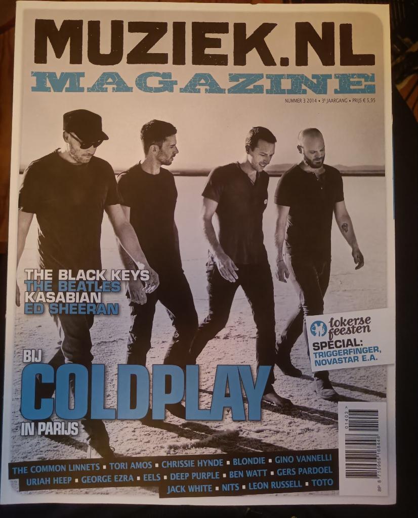 MUZIEK NL COLDPLAY SPECIAL BLACK KEYS KASABIAN ED SHEERAN, Verzenden, Zo goed als nieuw, Muziek, Film of Tv