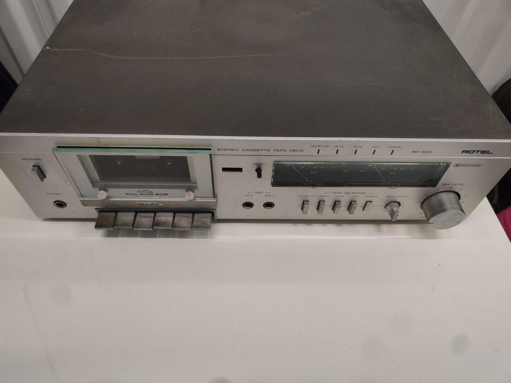 Rotel RD-500 cassette deck, Ophalen of Verzenden, Overige merken