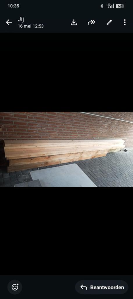 Douglas palen en douglas balken, Ophalen, 25 tot 50 mm, Nieuw, Plank