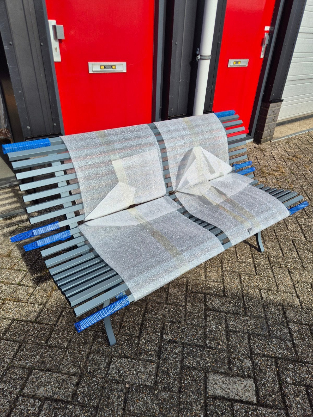 nieuwe fermob louisiane tuinbank 150 cm storm grijs, Ophalen, Nieuw, Metaal