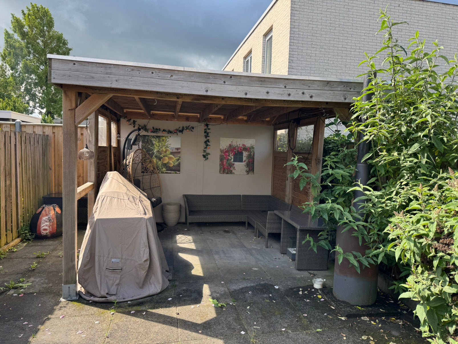 Overkapping te koop t.e.a.b (zelf demonteren), Tuin en Terras, Overkappingen, Ophalen of Verzenden, Gebruikt, Overige typen