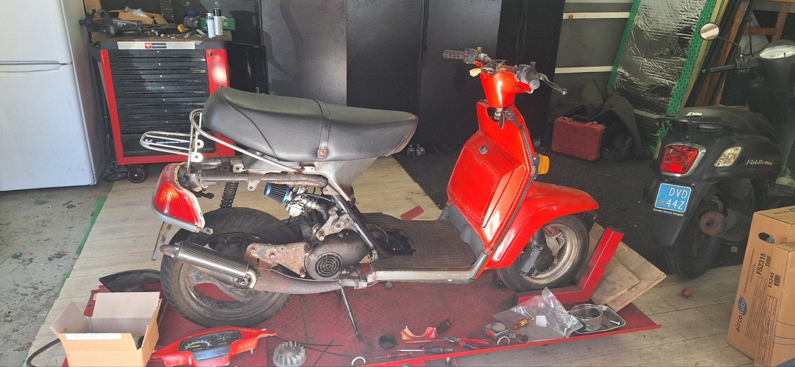 yamaha beluga motor scooter 2 takt project met kenteken, Motoren, Motoren | Yamaha, Scooter, Particulier, Automaat, 1 cilinder