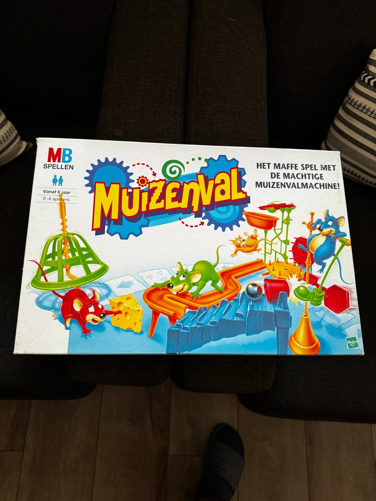 Diverse MB Spellen, Disney Tarzan Memory & Sesamstraat Domin, Een of twee spelers, Ophalen, Gebruikt
