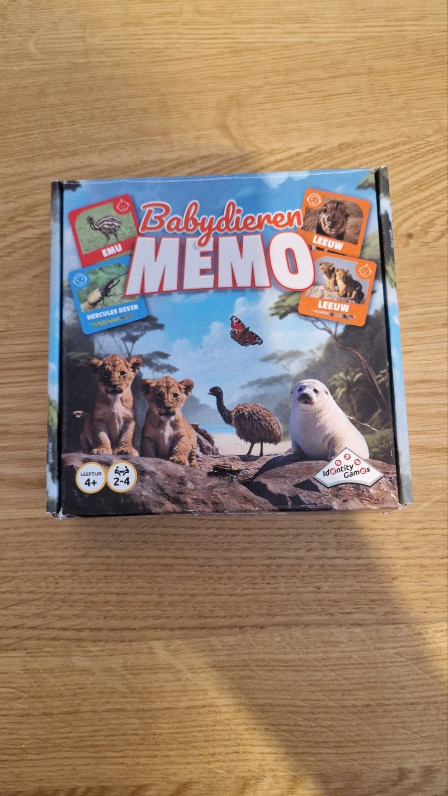 Babydieren Memo (32 kaartjes), Ophalen of Verzenden, Zo goed als nieuw, Jongen of Meisje